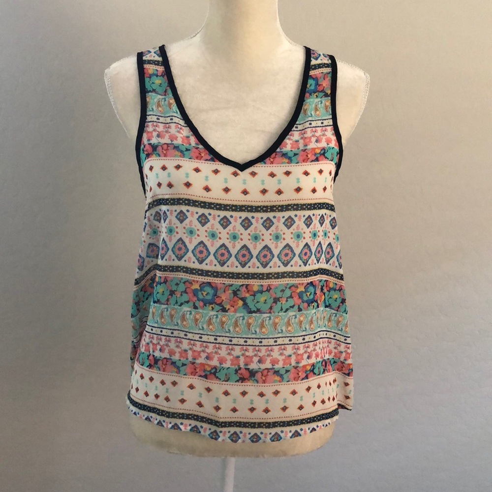 NWT Blue S Sleeveless Blouse Size medium